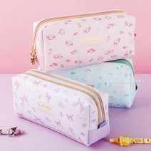 [에스와이티] 산리오캐릭터즈 금박 투지퍼 사각필통-랜덤 _2204059EA, coupang 본상품선택, coupang 본상품선택