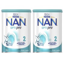 호주 Nestle NAN 네슬레 난 옵티 프로 2단계 베이비 포뮬라 분유 800g 2팩