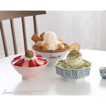 도자기 빙수그릇 21종 요거트 씨리얼 디저트 볼 일본 면기 우동기 돈부리, 설백