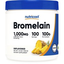 뉴트리코스트 브로멜라인 2400GCU 무맛, 1통, 100g, 1개