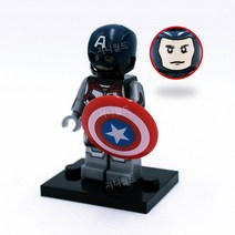 마블 어벤져스 캐릭터 피규어 모음 - 레고 호환 미니 레고호환블록, 캡틴 아메리카(양자수트)(XH1075)