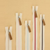 소잉데일리 소품 지퍼 모음_ 20cm~100cm 가죽 컬러믹스 등 60여종, 레드, 3. 꾸뛰르 소잉지퍼_40cm
