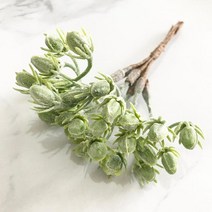 벚꽂 조화 혼합 녹색 식물 꽃 체리 수술 열매 번들 크리스마스 웨딩 케이크 상자 화환 68 개, 05 5