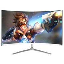 모니터 컴퓨터 4k 38인치 40인치 42인치 60인치 모니터27 인치 144Hz 모니터 게임용 및 HD 커브 모니터 DP, 01 27inch white