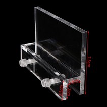 수조 수초 어항 수족관 조명 2pcs led 라이트 스탠드 홀더 물고기 탱크 공장 램프 아크릴 지원 옷걸이 공장 램프 탱크 브래킷 교수형 키트, 2개