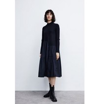 하이넥 롱스커트 ZARA 자라 여성 블랙 원피스