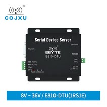 무선단자 이더넷 포트 RS232 RS485 To 이더넷 변환기 단일 직렬 포트 서버 E810-DTU(1RS1E) TCP UDP 모뎀, 한개옵션0