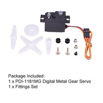 STS316L 주조업체PDI-1181MG 18g 3.5KG 메탈 기어 디지털 코어 서보 WPL RC 자동차 헬리콥터 장난감 풀 조