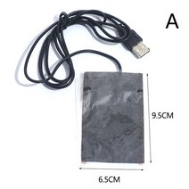 캠핑용온풍기 캠핑용히터 무선히터 1pcs usb 히터 전기 난방 패드 열 의류 패드 히터 야외 모바일 가열 dc 어댑터 난방 패드 열 매트 5v, 9.5x6.5cm