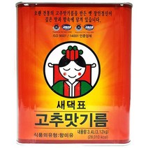 고추맛 기름 새댁표 3.4Lx4개 업소 식당 업소용, 상세페이지 참조, 상세페이지 참조