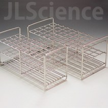 [JLS] 다양한 사이즈의 국산 스텐 시험관대, 8. 18mm - 50홀