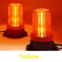 중장비 안전등 경고등 사고방지 30 LED 지게차 조명 자동차 비상 스트로브 라이트 비콘 차량 안전 경고 깜, 01 Yellow