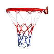 농구 골 대 백보드 가정용 실내 실외 야회 32cm Steel Hanging Basketball Wall Rim With Screws Mounted G, 01 빨간
