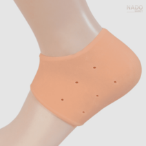 실리콘 풋패드 2P 보습 뒷꿈치패드 각질제거 발미인, 화이트