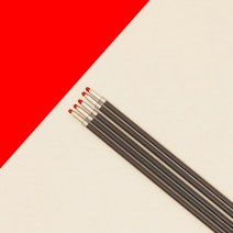 레진 실리콘 몰드용 볼펜심(5개), 빨강
