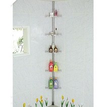 다용도 투명코너선반5단 279494