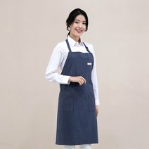 이솔홈 워싱 면 앞치마, 차콜