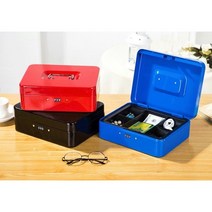 현금통 돈통 대형금고 미니금고 지폐보관 사무용 금전함 소형, 돈통(대형)_블랙