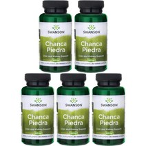 스완슨 Swanson Full Spectrum Chanca Piedra 플 스펙트럼 찬카 피에드라 500mg 60정 5병, x, 1개
