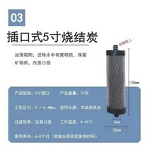 스테인레스 탁상 스티브 통용 말투 나선형무늬 치아 정수기필터, T01-5inch소결 카본