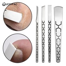 굳은살제거칼 손바닥굳은살제거 굳은살제거칼 1pcs 스테인레스 스틸 발 티눈 리무버 페디큐어 나이프 핸드 풋 케어 굳은살 죽은 피부 리무버 스크레이퍼 페디큐어 풋 케어 도구, 에이1