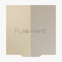 Fulament Fula-Flex 2.0 질감/매끄러운 양면 PEI 플렉스 플레이트 235mm x 235mm 3D 프린팅 및 자석 스티커용 3M 접착제 포함(Ender 3 Be, Smooth / Textured Double Sided, 380mmØ