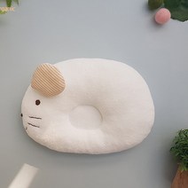 바바오가닉 오가닉 쥐 짱구베개 diy 만들기 아기베개, 갈색 귀