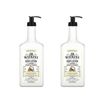 J R Watkins (J R 왓킨스) J R Watkins 바디 로션 코코넛 및 꿀 532ml(18fl oz), 2개