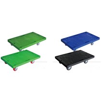 -한국바퀴- 달리 카트 구루마 운반카트 L카 소/중/대 바퀴교환 가능합니다., 대, 청색, 검정