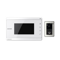 코콤 비디오폰 KVP-70C 아날로그 2선 인터폰 초인종 카메라포함, 자가설치, 코콤KVP-70C+카메라포함_화이트