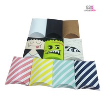 와요또 오목상자 반달상자 선물 포장 3종 낱개판매, 줄무늬-노랑