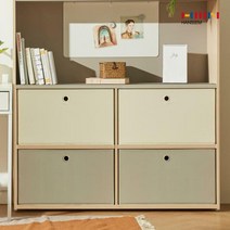 한샘 샘 폴리 수납바스켓 와이드 수납박스 / 샘책장 호환, 01.샘폴리바스켓(와이드)크림