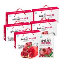 퓨테라 저온착즙 100%NFC 착즙석류 통째로 착즙한 루비석류 100% 21포 42포 105포, 105팩, 70ml