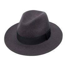 라핑 깔끔한 겨울 모직 여성 페도라