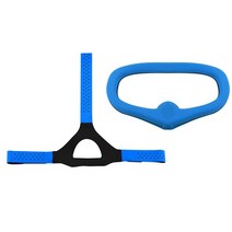 Dji fpv 콤보 드론 고글 v2 조절 가능한 통기성 헤드 밴드 누출 방지 차광 스폰지 커버 눈가리개 액세서리, 블루 세트