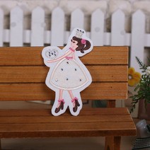 [펠트친구] 발레리나 와펜/예쁜와펜/와펜/캐릭터와펜/와펜파는곳