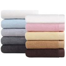 어메니티타올 30수 170g 부드러운 호텔 수건 세트, 전체컬러 혼합(랜덤), 10개입