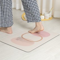 스며들다 빨아쓰는 규조토 싱크대 주방매트 논슬립, 단품