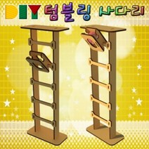 [RΘA] DIY 텀블링 사다리 만들기 일반형 과학수업교구 유치원 초등미술 만들기놀이 만들기키트 공작 세트 학습 어린이집 ▷_β5243Ea