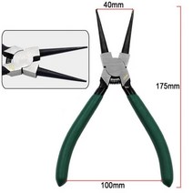 내부 외부 곡선 스트레이트 팁 서클립 스냅 링 플라이어 바이크 DBIRD 7 인치, 2number