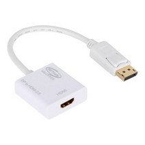 (강원전자 NETmate DisplayPort to HDMI 컨버터 오디오 지원 (NM-DPH04 (화이트 강원전자/오디오/화이트/컨버터/지원, 단일 모델명/품번