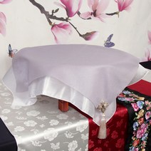 원형상보자기세트 8번 돌상테이블보 전통테이블보, 원형상보자기세트08번(연먹보라)