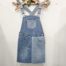 리바이스키즈 sh06 데님오버롤스커트 V223MB356P