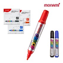[영번지몰] 모나미 순한 냄새 보드마카 낱색 화이트 보드 마카 펜, 1개, 빨강_낱자루(2mm)