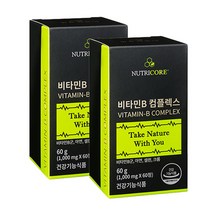 뉴트리코어 비타민B 컴플렉스 1000mg 60정 2개, 상세페이지 참조, 상세페이지 참조, 상세페이지 참조, 상세페이지 참조, 상세페이지 참조