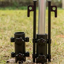 폴대 고정 홀더 캠핑 차박 텐트 캐노피 타프 파라솔 돔 암막 터널 백패킹 실 그늘막, 상세페이지 참조