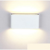 LED 야외 벽 램프 알루미늄 발코니 표면 장착 큐브 정원 베란다 조명 실내 및 외관 IP65 방수 현대 전구, 12w white body_cold white 6000