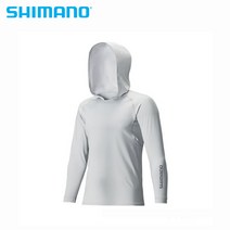 시마노 낚시복 후드셔츠 햇빛두건 쿨그레이 S IN-062Q, 쿨그레이 S-63494603, 의류
