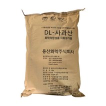 용산화학 DL-사과산 25kg 국산 DL-Malick Acid, DL-사과산25kg, DL-사과산25kg