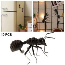 금속 시뮬레이션 개미 장난감 보육 교육 보조 곤충 장난감 현관 장식품, 10pcs